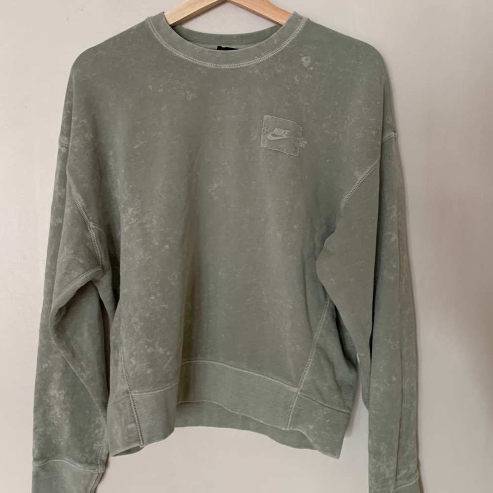 Nike Sage Distressed crewneck hoodie